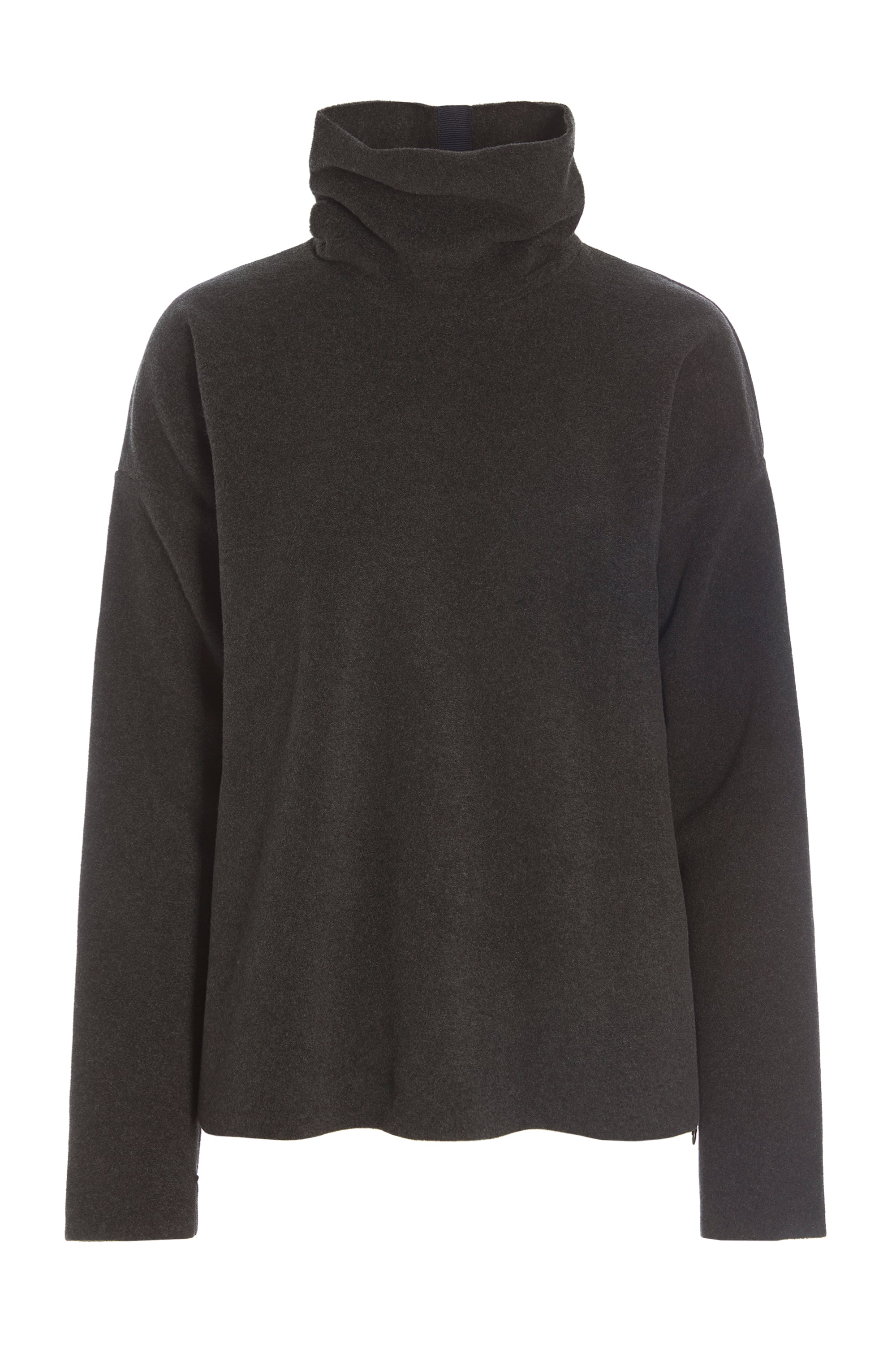 HENRIETTE STEFFENSEN COPENHAGEN BLUSE HOHER KRAGEN - 1360 BLUSER CHOKOLATE 844