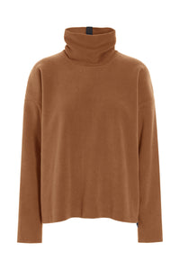 BLUSE HOHER KRAGEN - 1360 - RUST