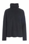 BLUSE HOHER KRAGEN - 1360 - SOFT BLACK