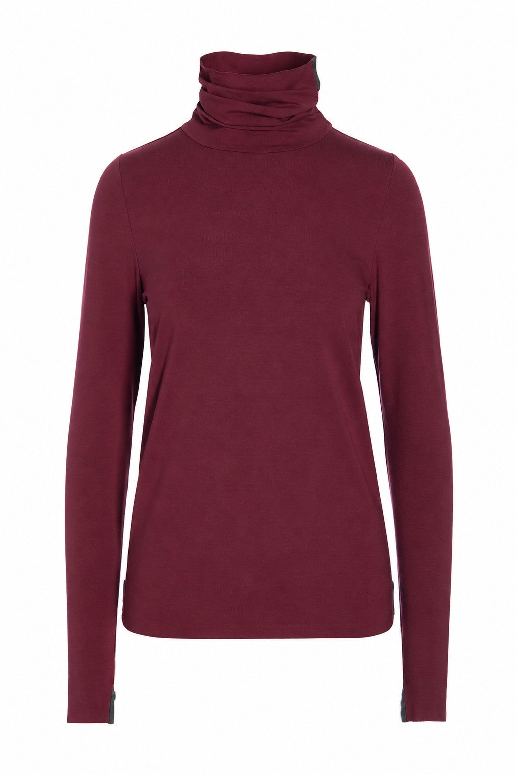 HENRIETTE STEFFENSEN COPENHAGEN BLUSE HOHER KRAGEN - 96079 BLUSER BORDEAUX 474