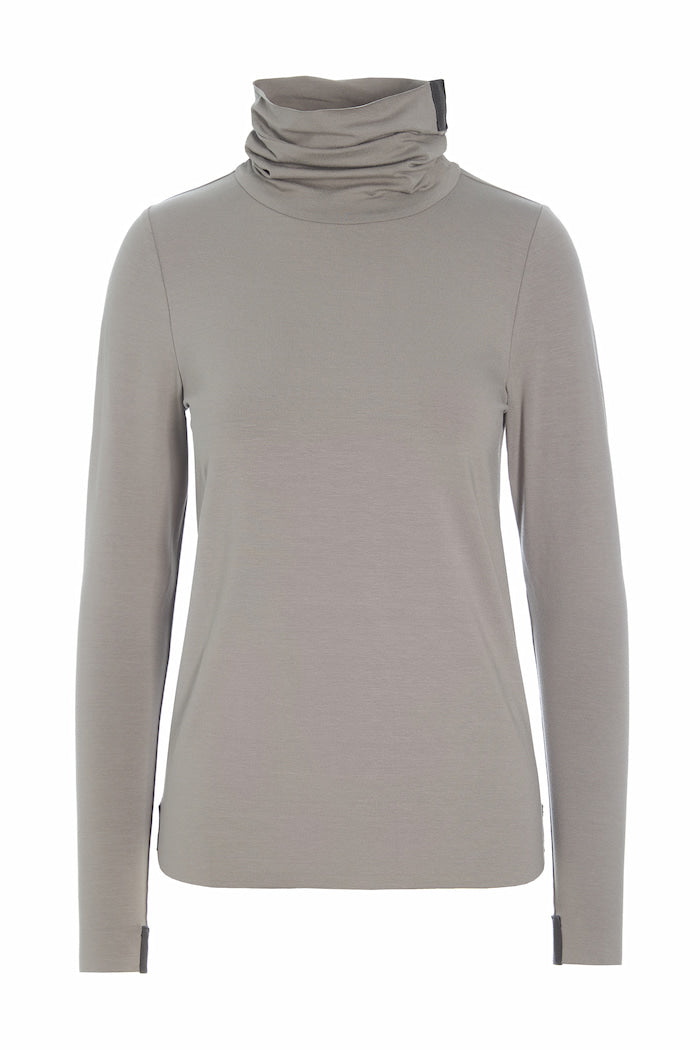HENRIETTE STEFFENSEN COPENHAGEN BLUSE HOHER KRAGEN - 96079 BLUSER ELEPHANT 654