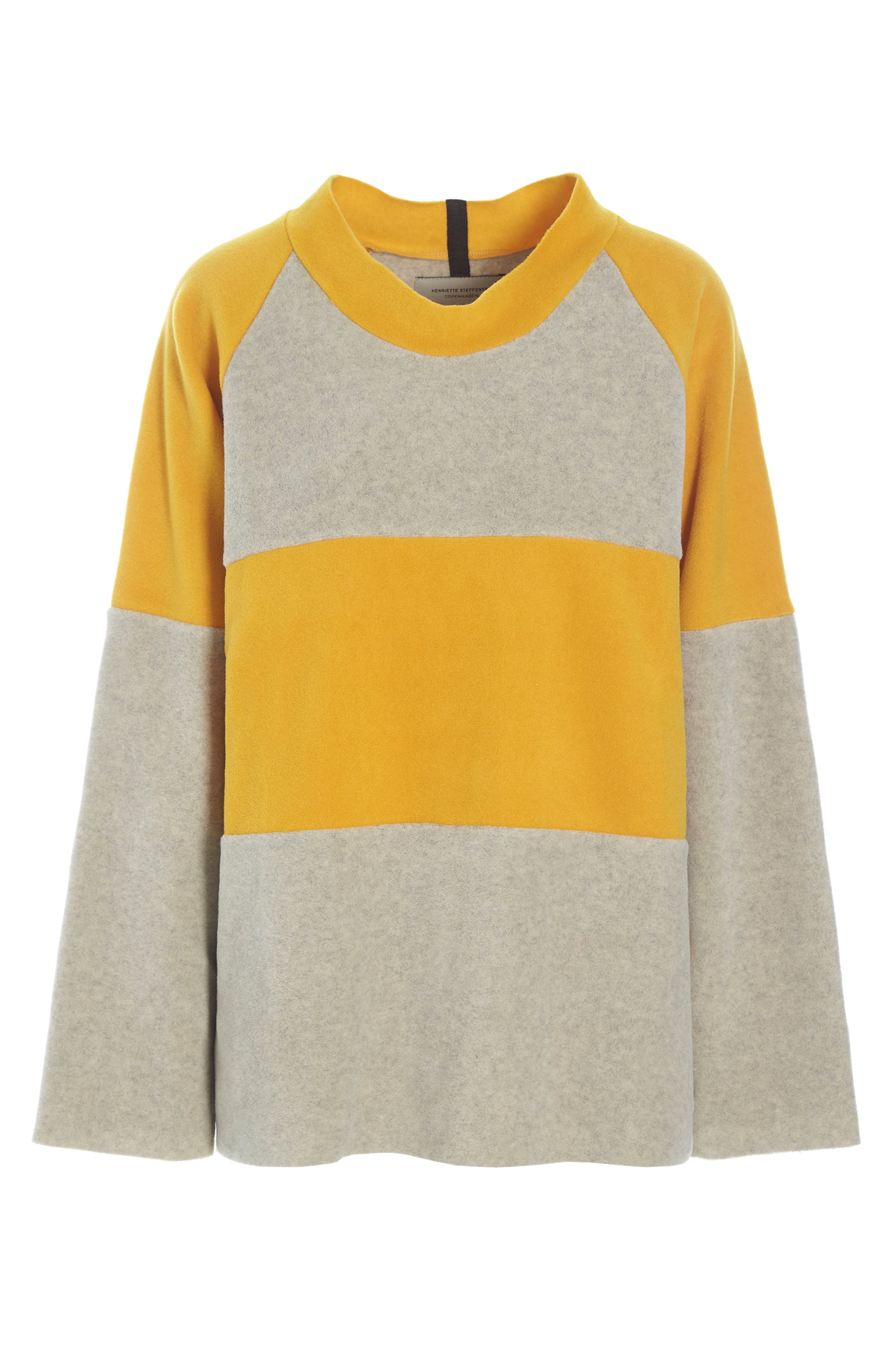 HENRIETTE STEFFENSEN COPENHAGEN BLUSE LOCKERER PASSFORM - 1357 BLUSER SAFRAN/SAND 687