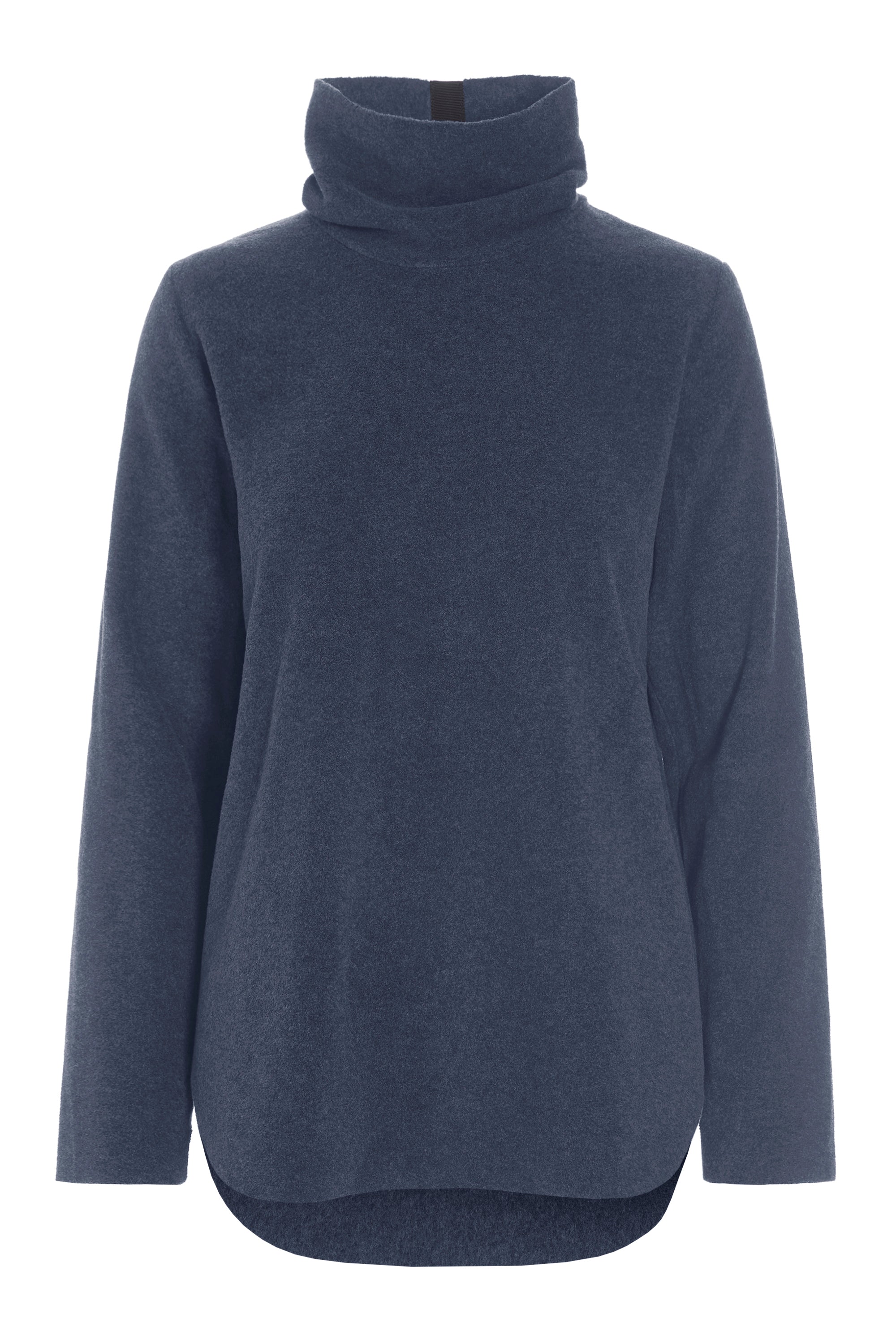 HENRIETTE STEFFENSEN COPENHAGEN BLUSE MIT HOHE HALS - 1348 BLUSER EVENING BLUE 690