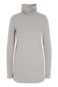 BLUSE MIT HOHE HALS - 96073 - SAND