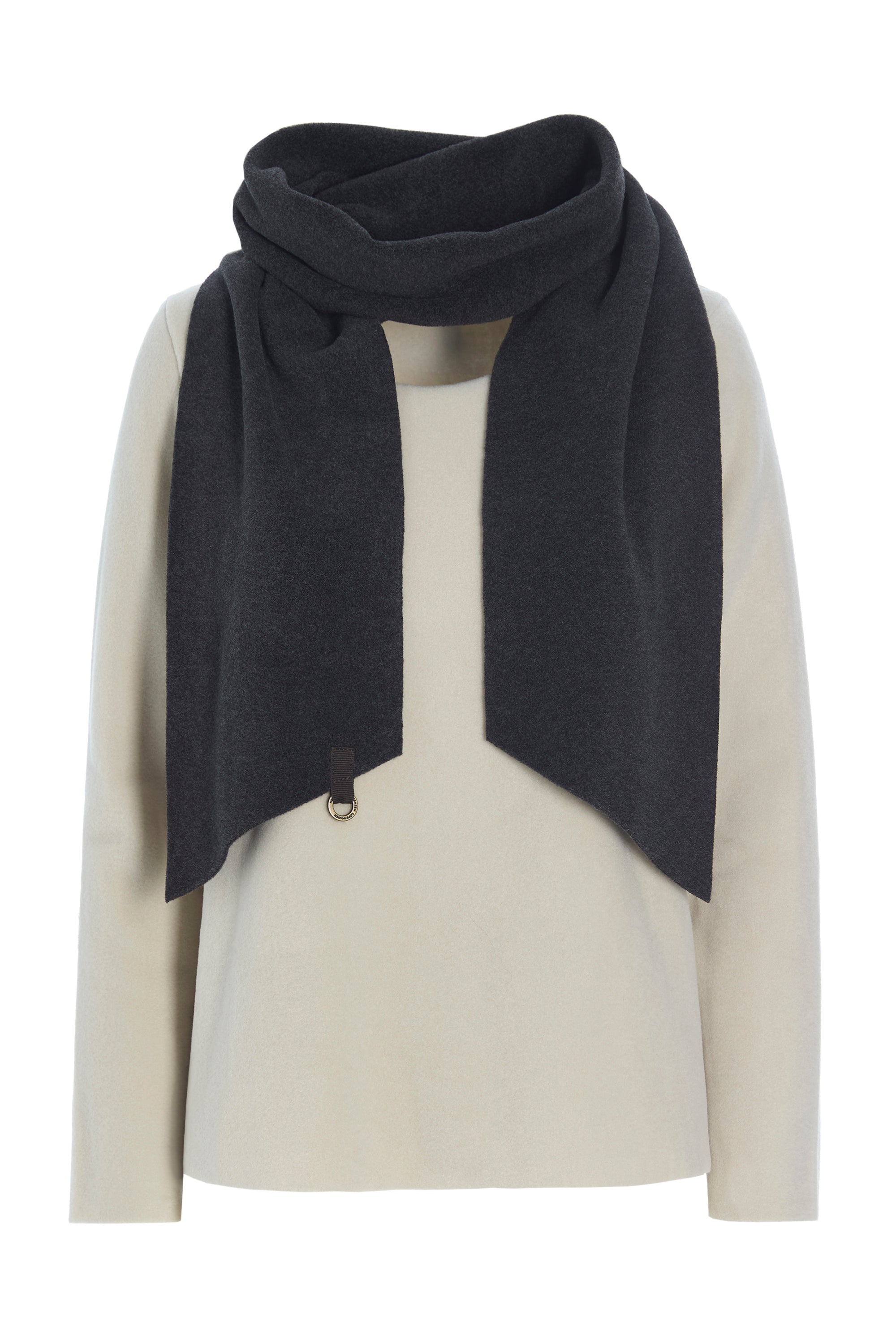 HENRIETTE STEFFENSEN COPENHAGEN BLUSE MIT SCHAL - 1325 BLUSER KIT/SOFT BLACK 642