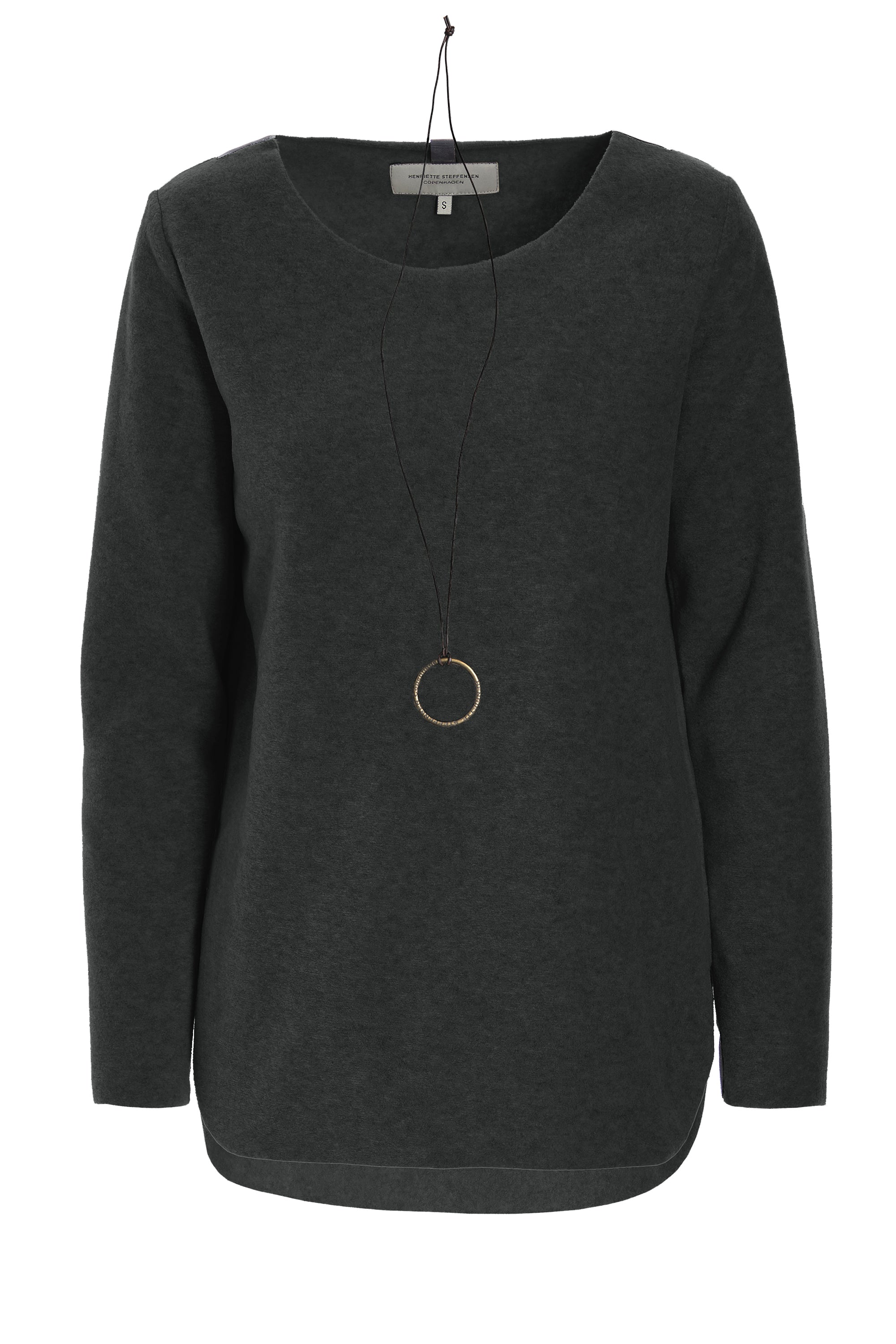 HENRIETTE STEFFENSEN COPENHAGEN BLUSE MIT SIGANTUR HALSSCHMUCK - 1332 BLUSER FORREST 600