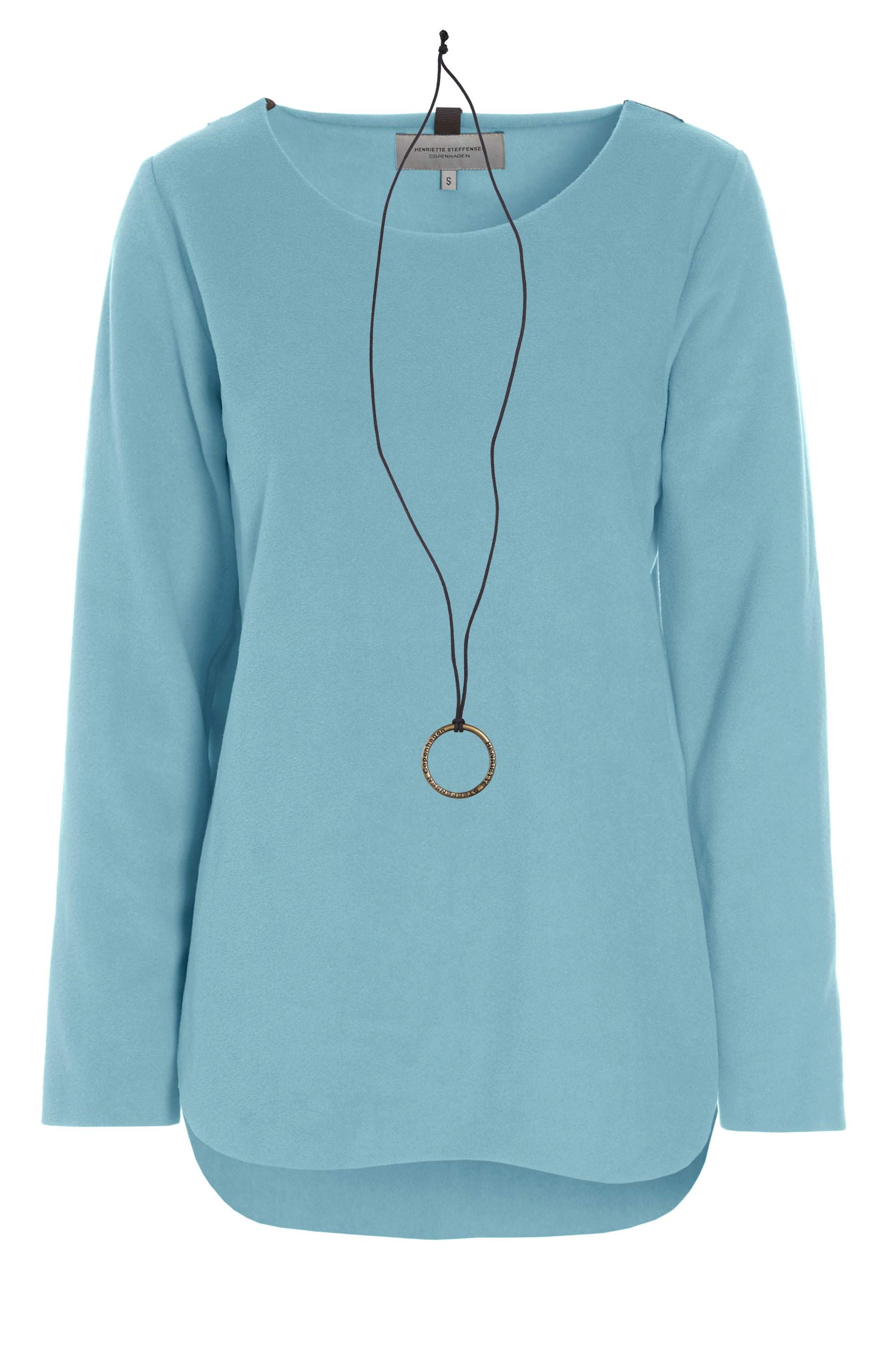 HENRIETTE STEFFENSEN COPENHAGEN BLUSE MIT SIGANTUR HALSSCHMUCK - 1332 BLUSER SALVIE 670