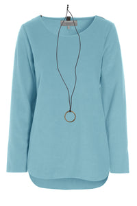 BLUSE MIT SIGANTUR HALSSCHMUCK - 1332 - SALVIE