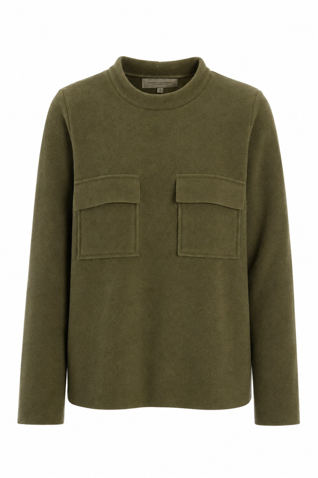 HENRIETTE STEFFENSEN COPENHAGEN BLUSE MIT TASCHEN - 1415 BLUSER MOSS 611