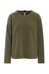 BLUSE RUNDEM AUSSCHNITT - 1359 - MOSS