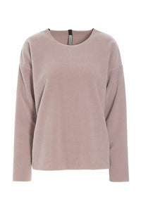 BLUSE RUNDEM AUSSCHNITT - 1359 - NUDE