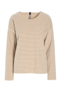 BLUSE RUNDEM AUSSCHNITT - 1359 - STRIPES C&O