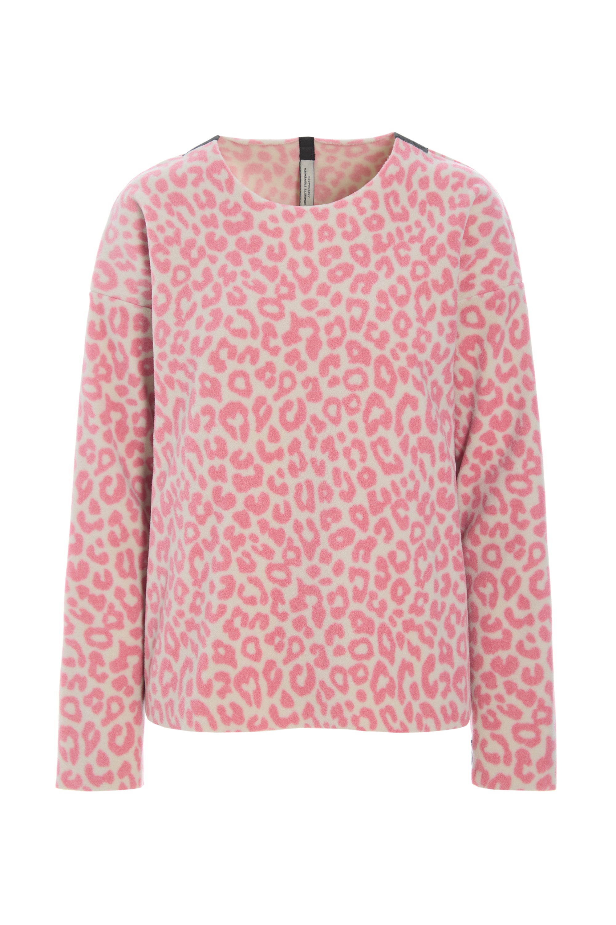 HENRIETTE STEFFENSEN COPENHAGEN BLUSE RUNDEM AUSSCHNITT - 1359P BLUSER PINK LEO 358