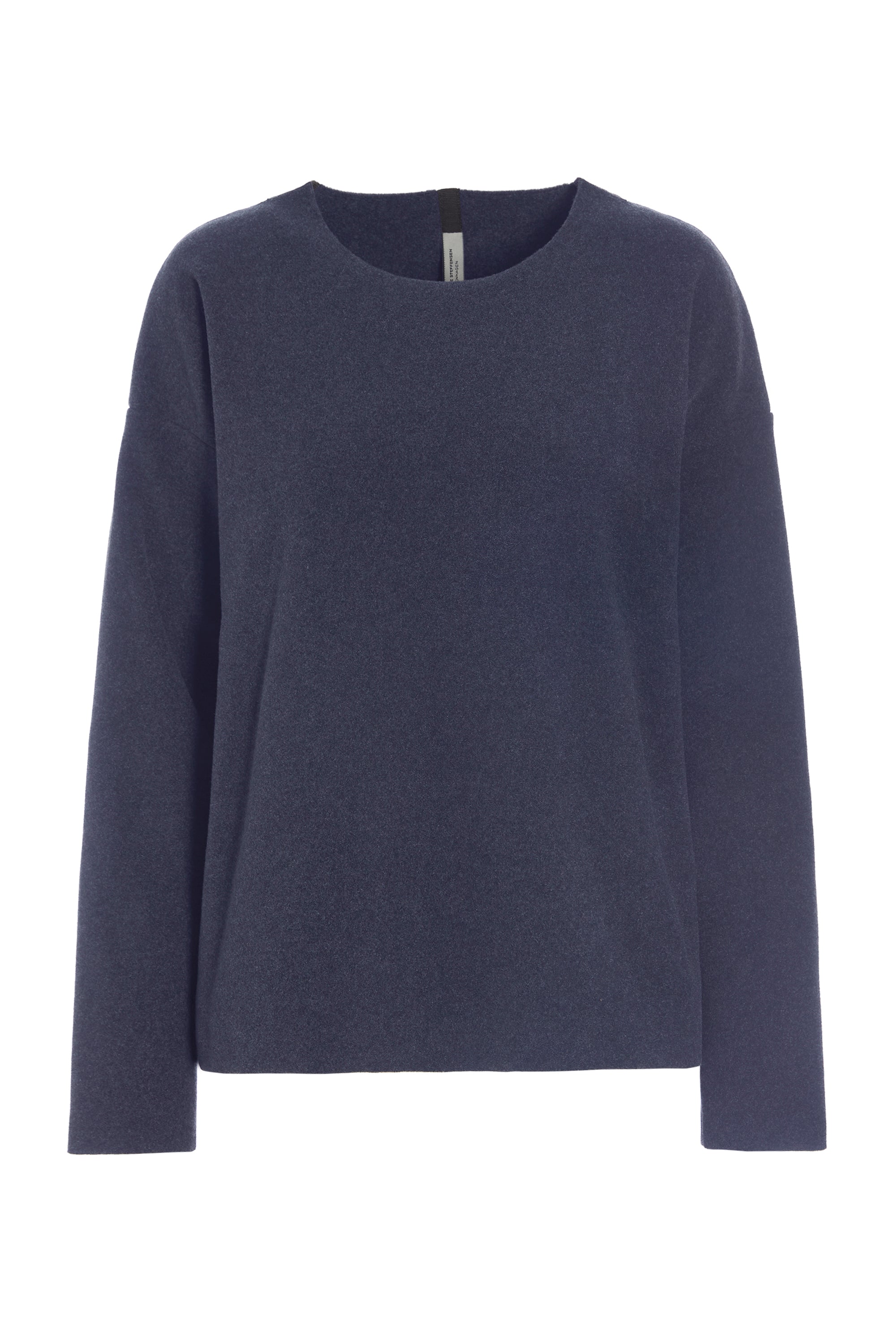 HENRIETTE STEFFENSEN COPENHAGEN BLUSE RUNDHALS - 1359 BLUSER EVENING BLUE 690