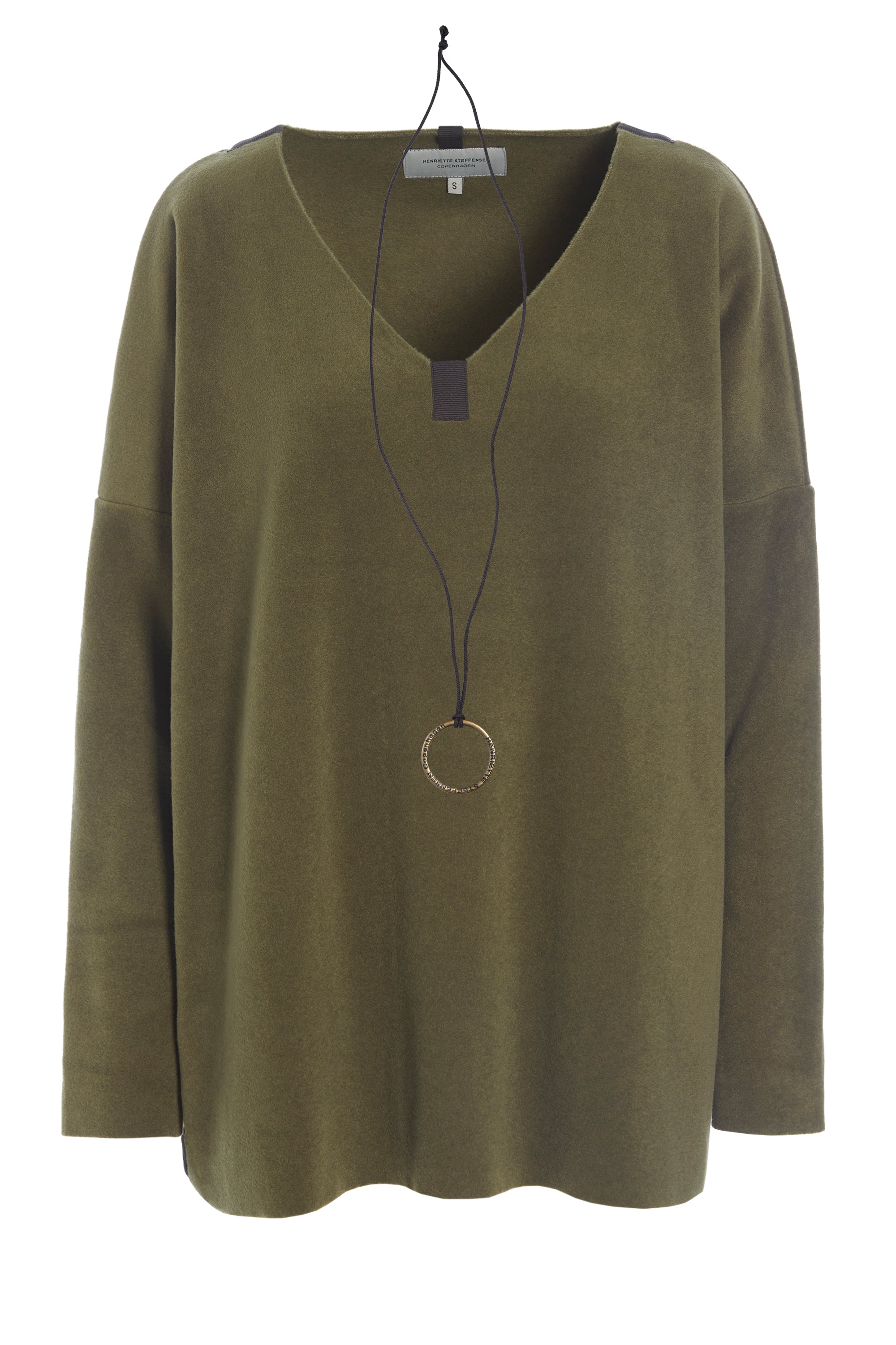 HENRIETTE STEFFENSEN COPENHAGEN BLUSE V-AUSSCHNITT - 1336 BLUSER MOSS 611