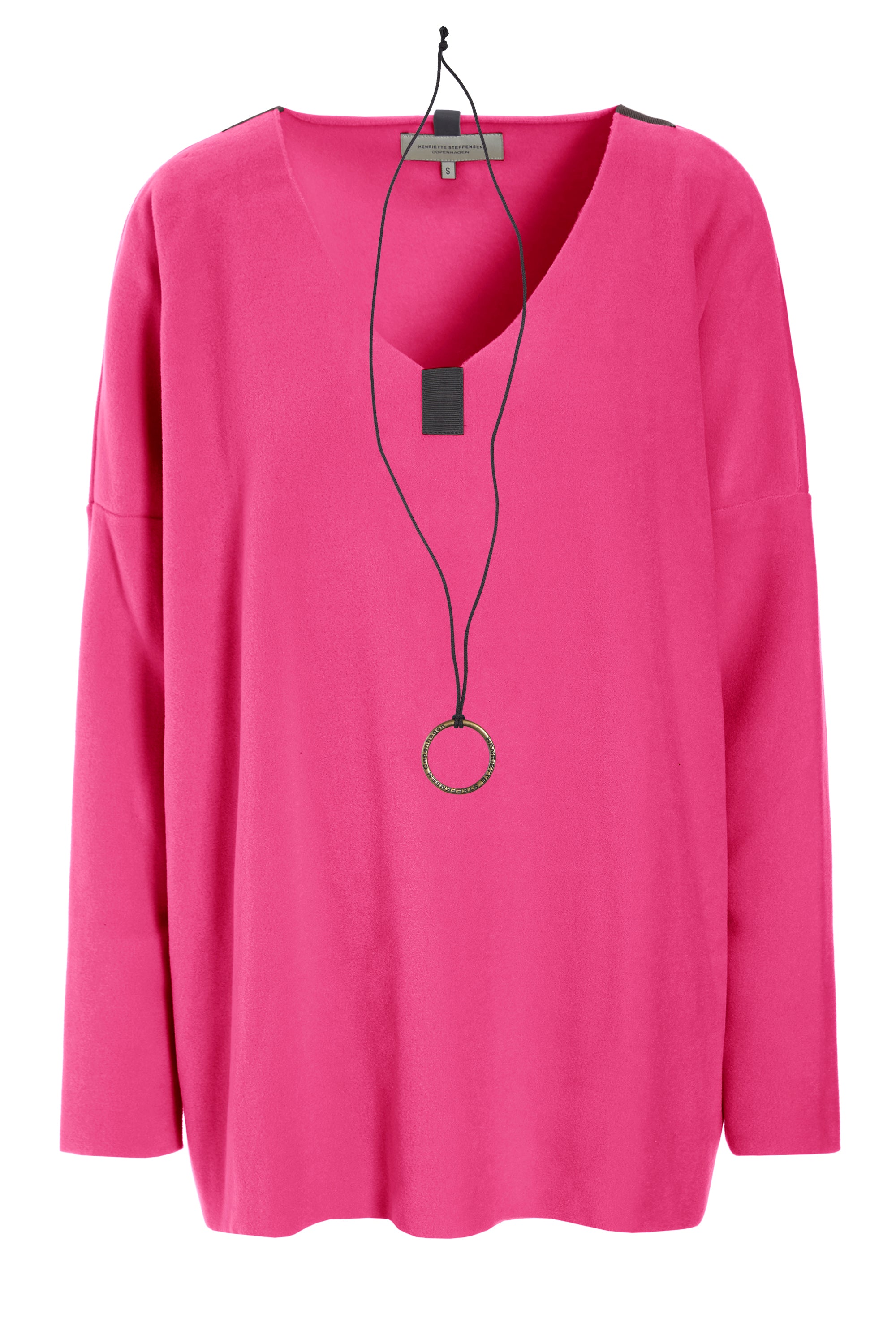 HENRIETTE STEFFENSEN COPENHAGEN BLUSE V-AUSSCHNITT - 1336 BLUSER PINK 369