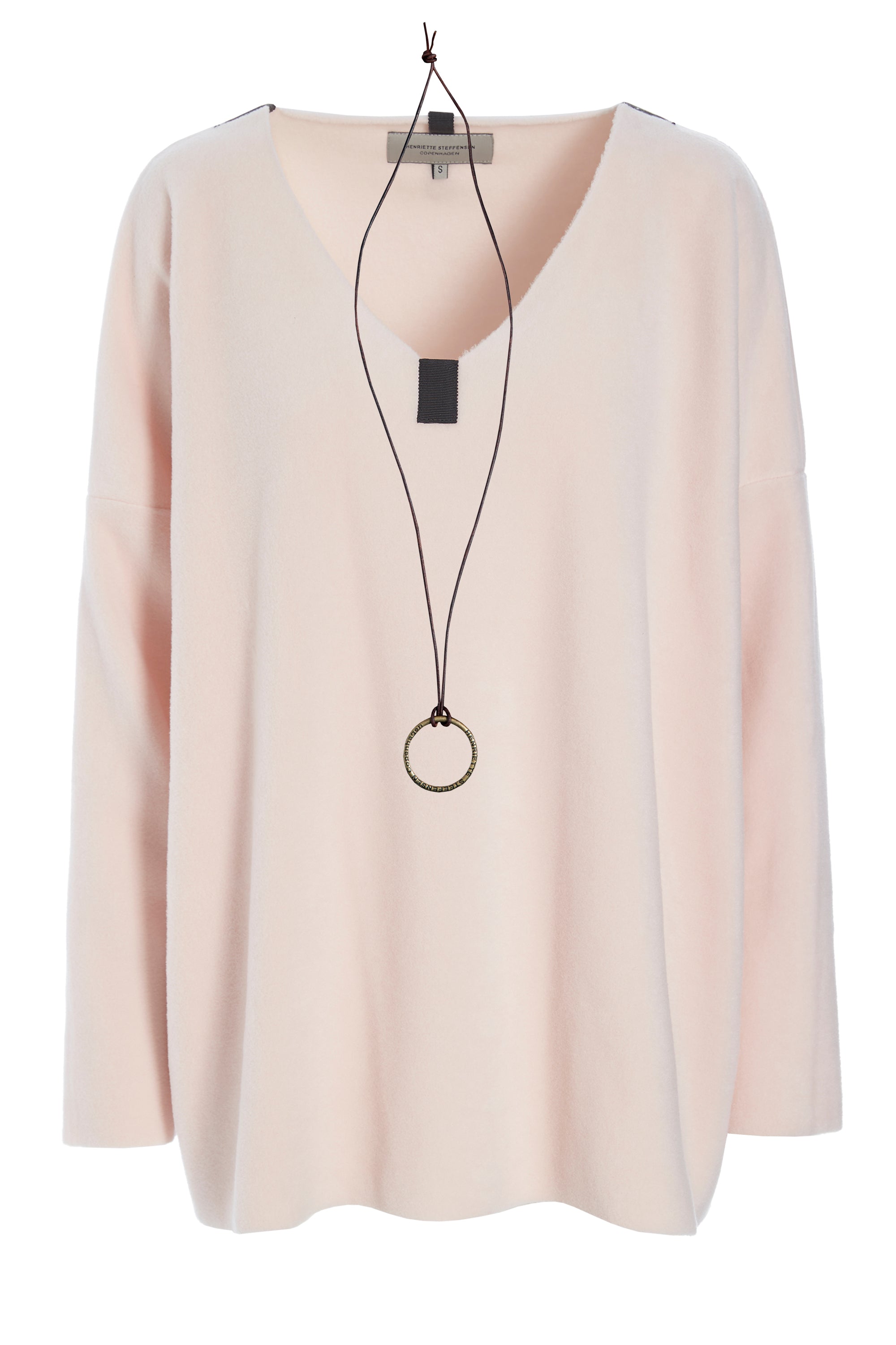 HENRIETTE STEFFENSEN COPENHAGEN BLUSE V-AUSSCHNITT - 1336 BLUSER SOFT ROSE 412