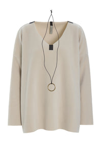 BLUSE V-AUSSCHNITT - 1410 - KIT