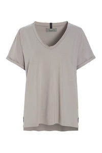 BLUSE V-AUSSCHNITT - 96082 - SAND