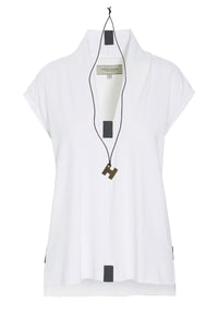 BLUSE V-AUSSCHNITT - 96103 - WHITE