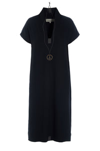 BLUSE V-AUSSCHNITT - 98068 - BLACK