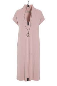 BLUSE V-AUSSCHNITT - 98068 - NUDE