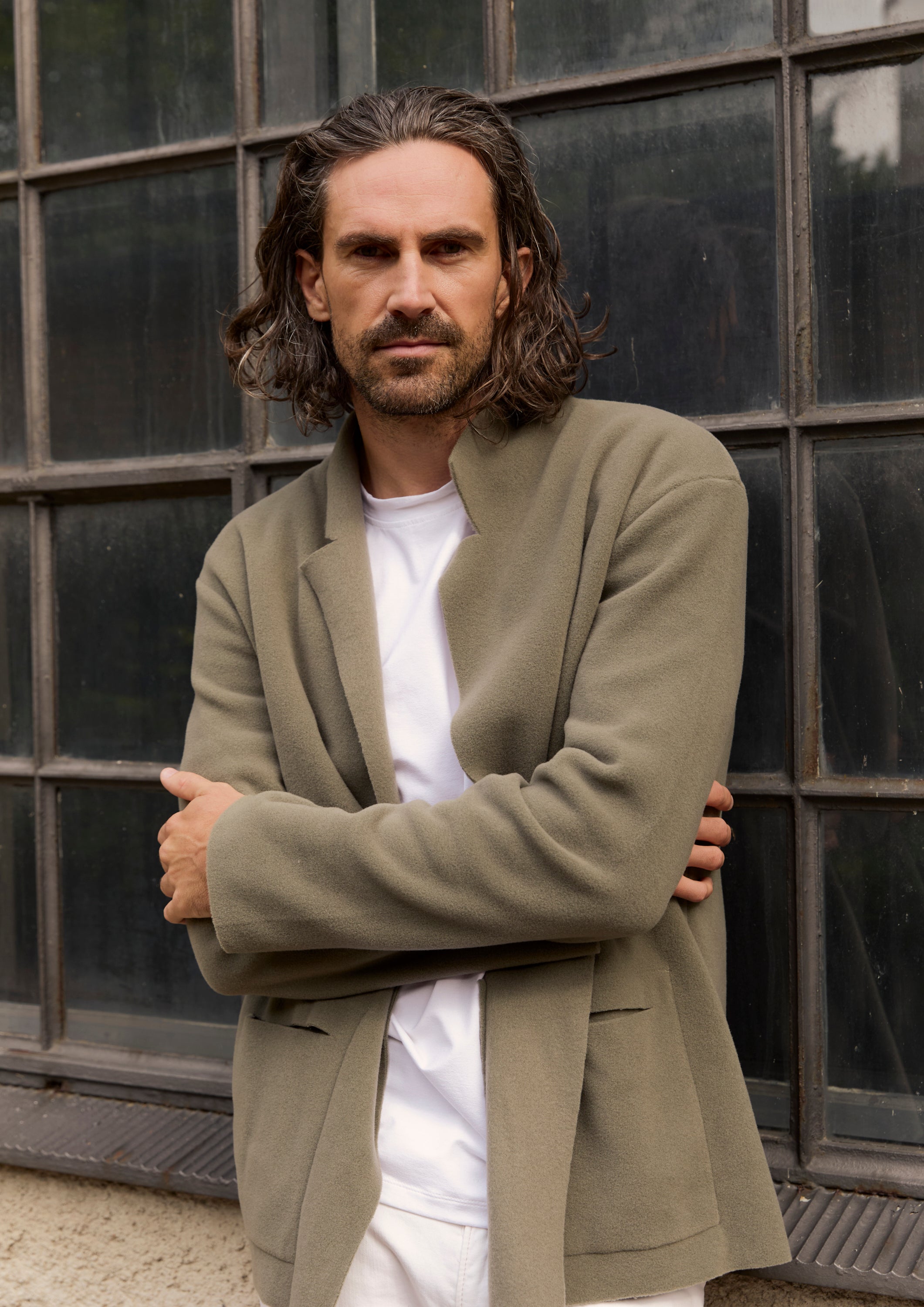 CARL BY STEFFENSEN COPENHAGEN CARDIGAN - 1001C CARDIGANS DUSTY GREEN 609