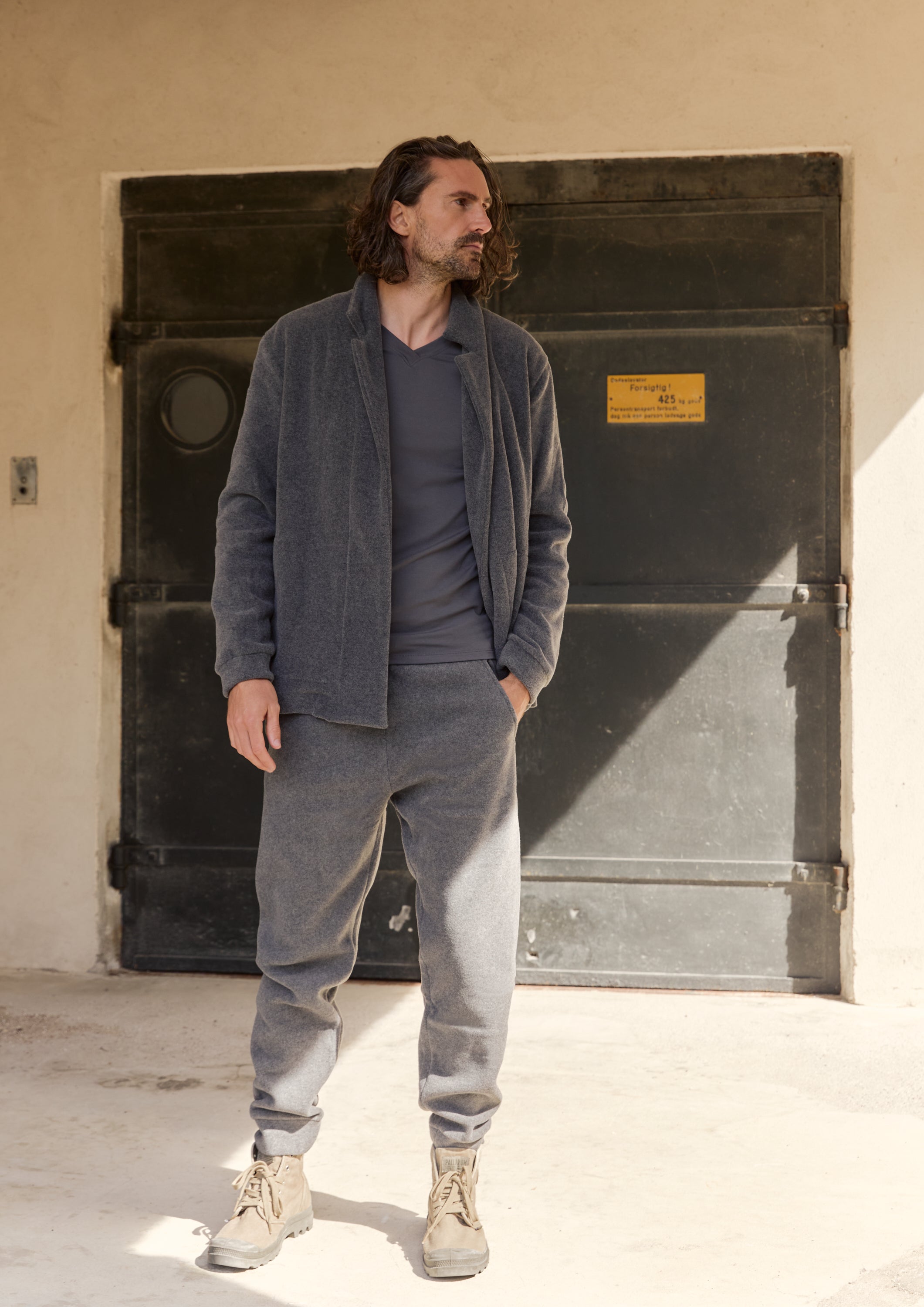 CARL BY STEFFENSEN COPENHAGEN CARDIGAN - 1027C CARDIGANS GREY 905