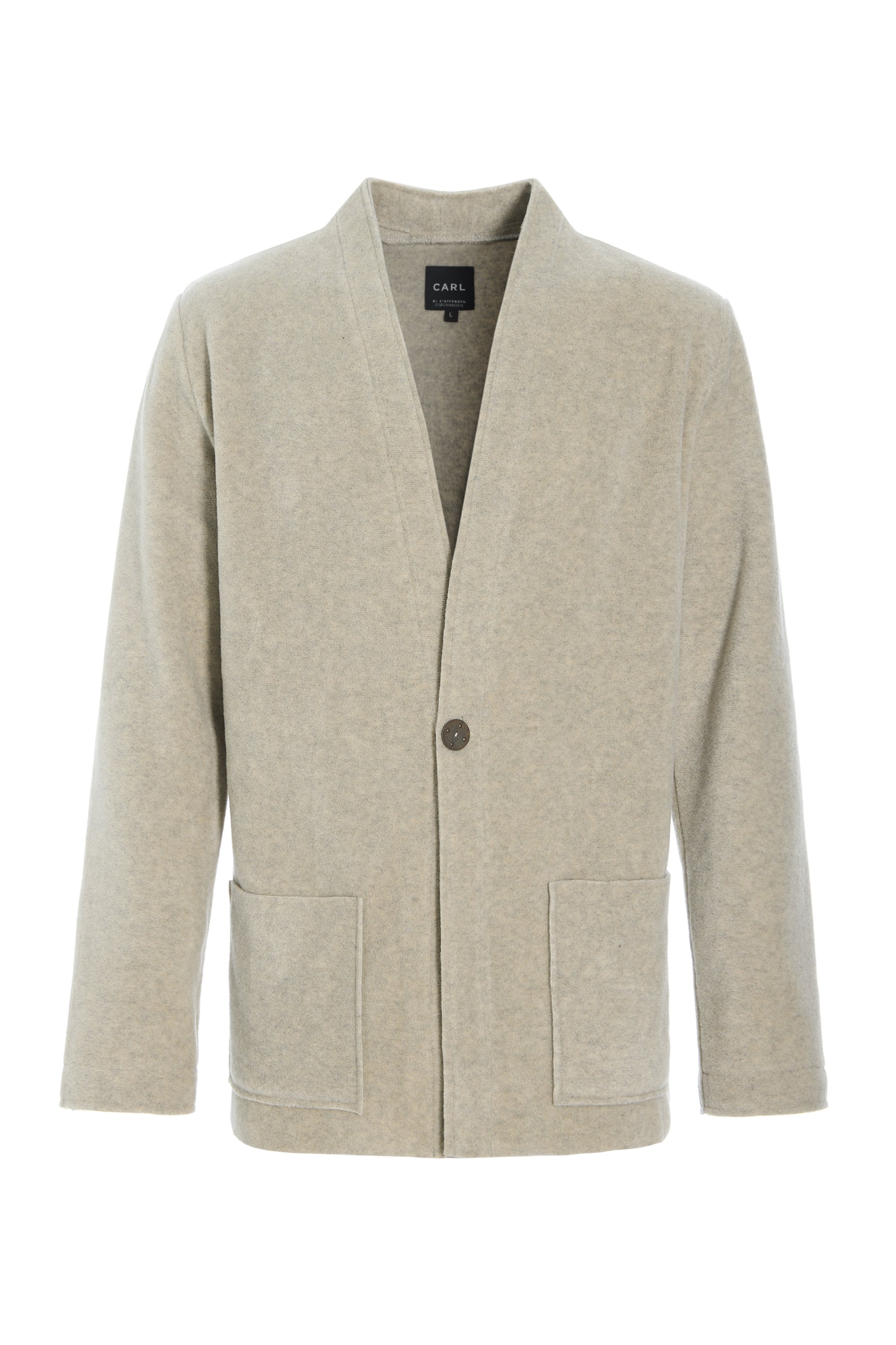 CARL BY STEFFENSEN COPENHAGEN CARDIGAN - 1058C CARDIGANS SAND 805