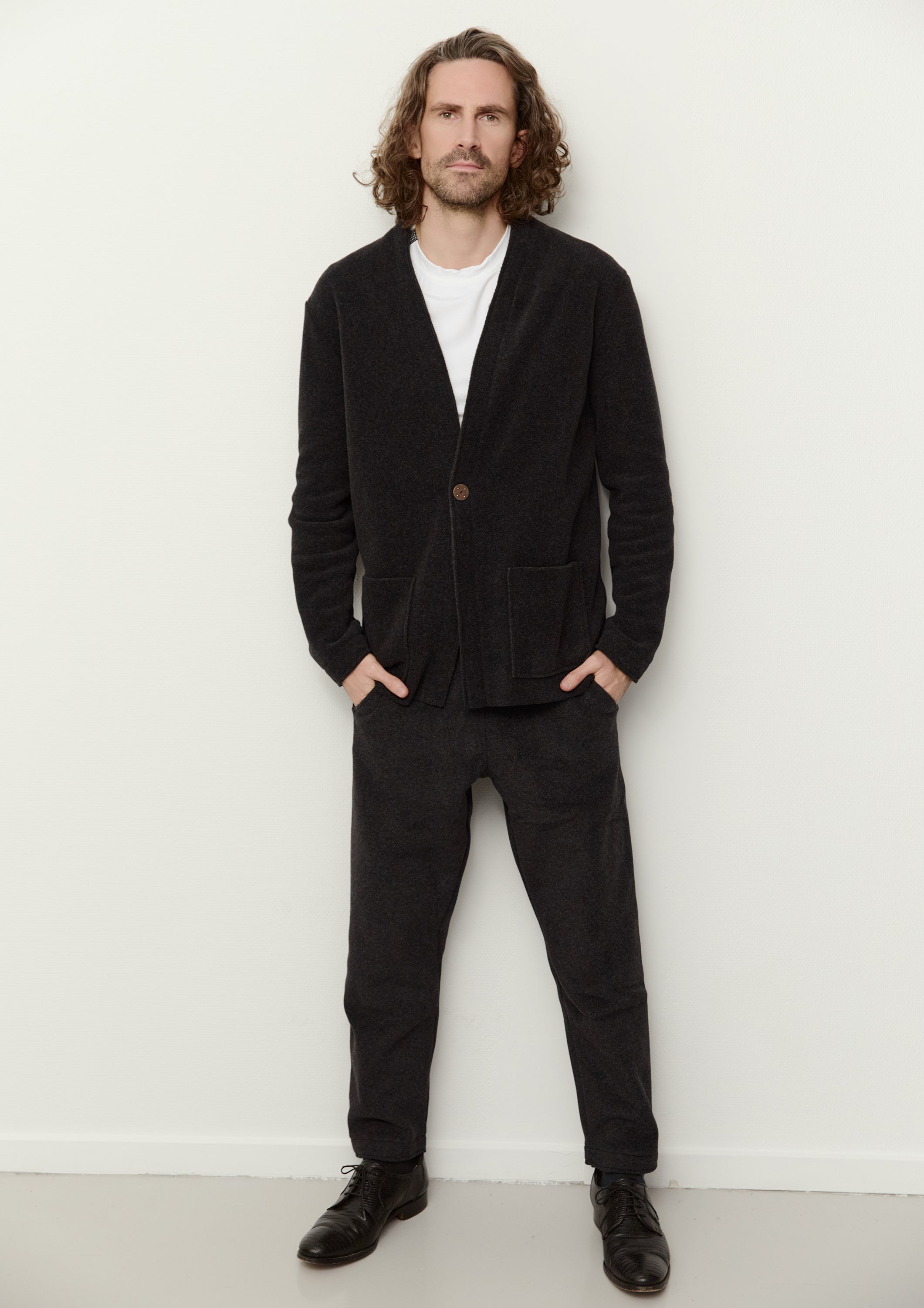 CARL BY STEFFENSEN COPENHAGEN CARDIGAN - 1058C CARDIGANS SOFT BLACK 914
