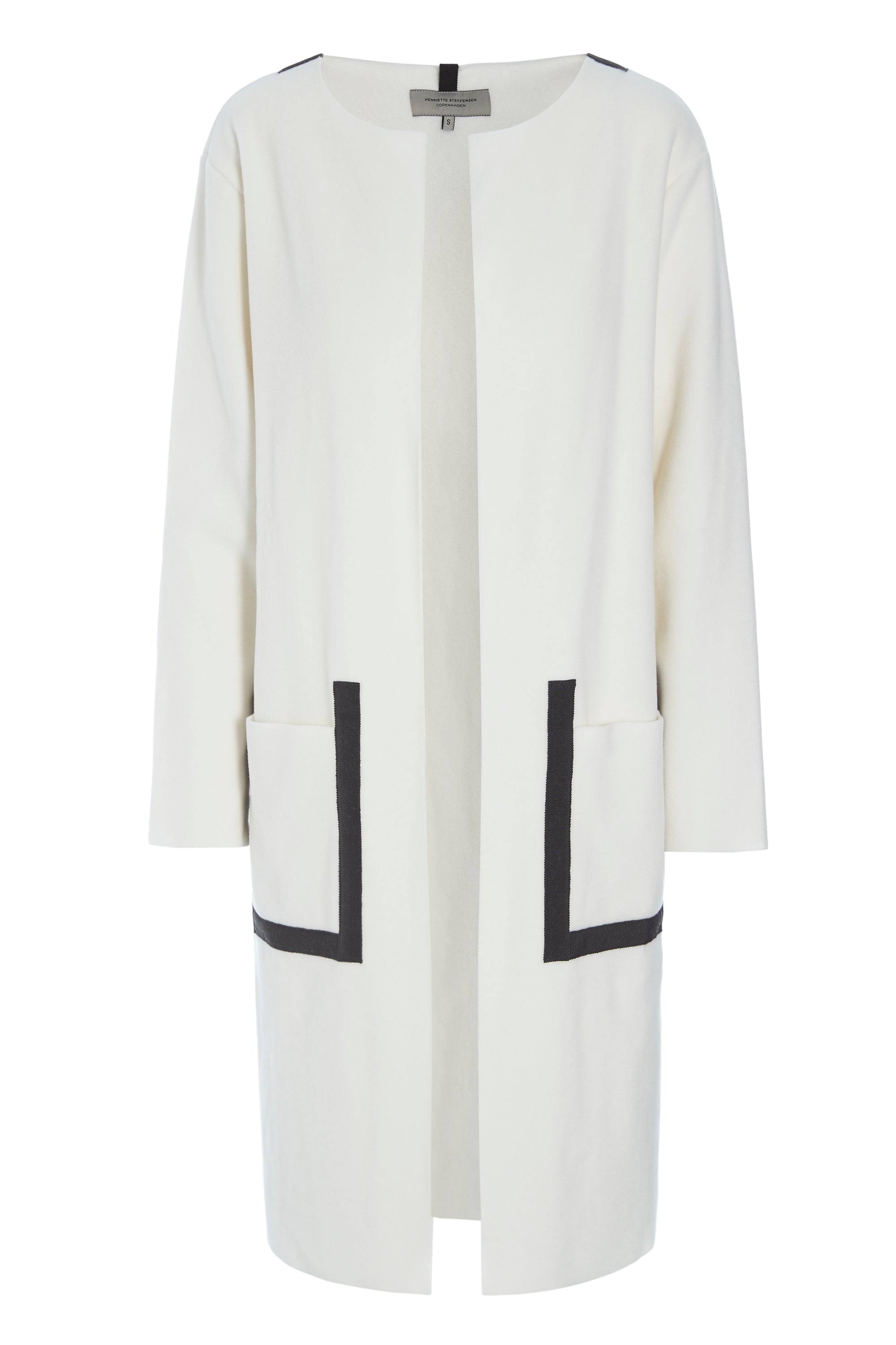 HENRIETTE STEFFENSEN COPENHAGEN CARDIGAN - 7142 CARDIGANS OFF WHITE 802