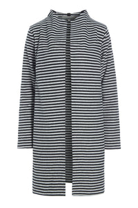 CARDIGAN - 7157 - STRIPES B&W
