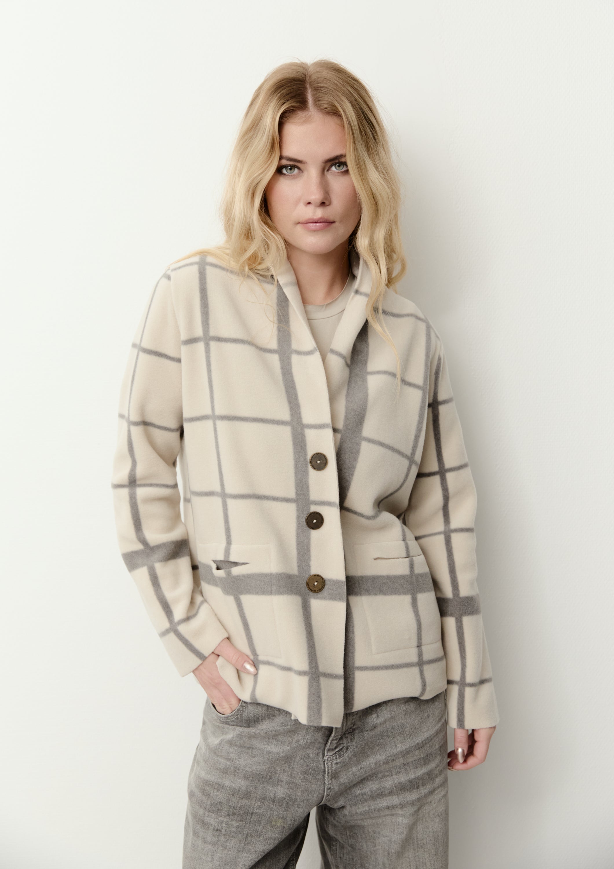 HENRIETTE STEFFENSEN COPENHAGEN CARDIGAN - 7168P CARDIGANS CLAN PRINT KIT 780