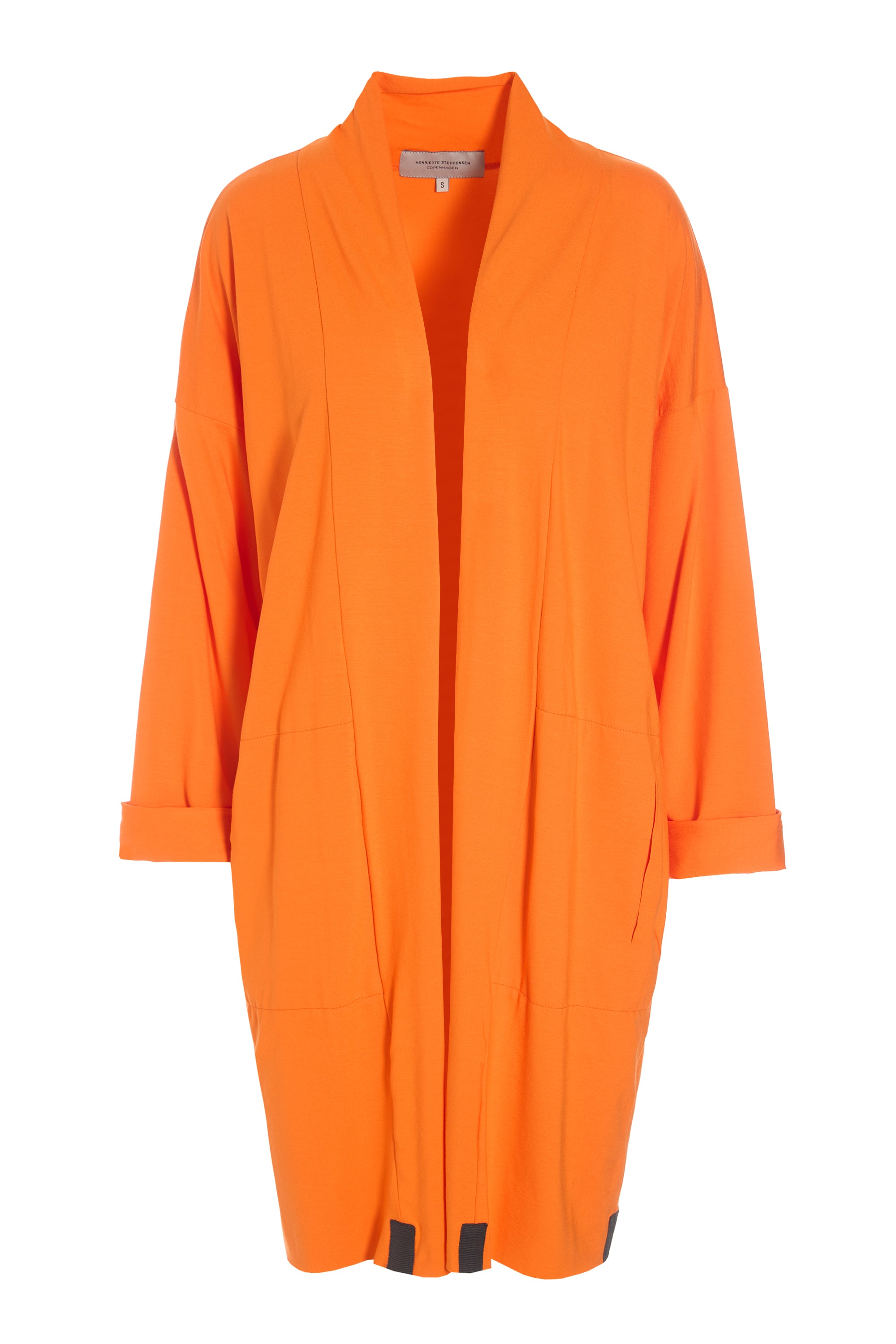 HENRIETTE STEFFENSEN COPENHAGEN CARDIGAN - 97001 CARDIGANS ORANGE 773