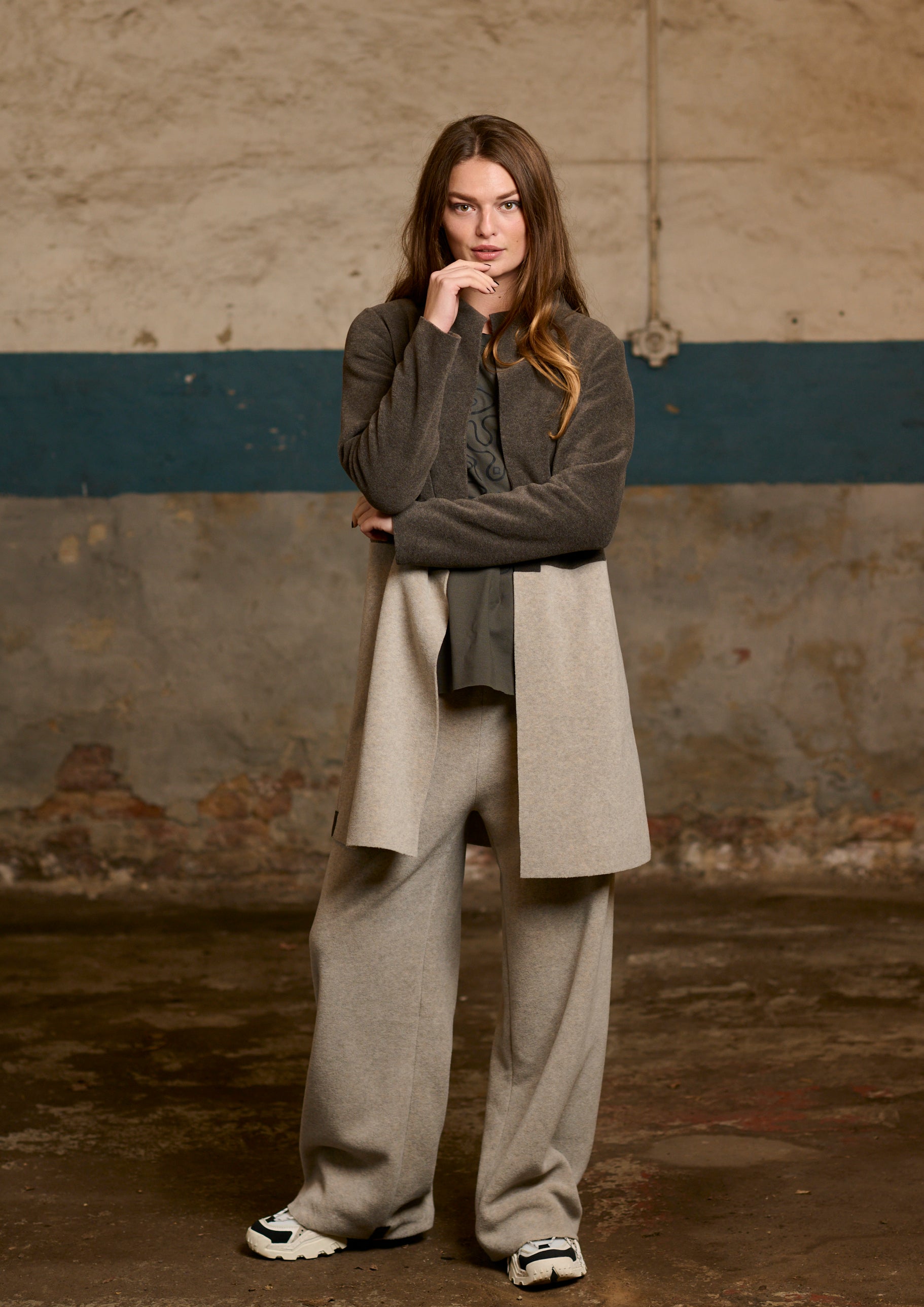 HENRIETTE STEFFENSEN COPENHAGEN CARDIGAN 2 FARBEN - 7133 CARDIGANS BARK/SAND 646