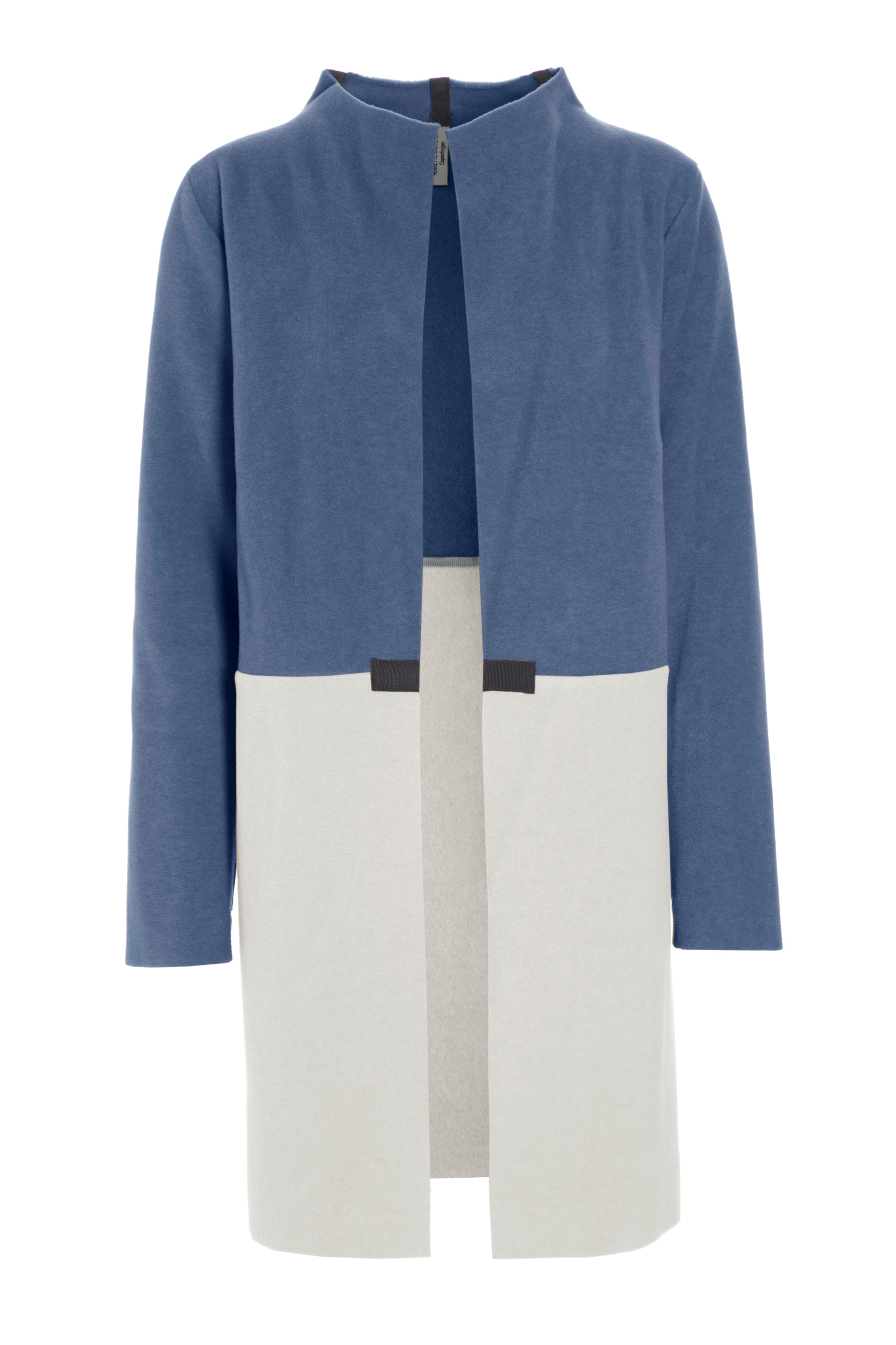 HENRIETTE STEFFENSEN COPENHAGEN CARDIGAN 2 FARBEN - 7133 CARDIGANS BLUE/OFF WHITE
