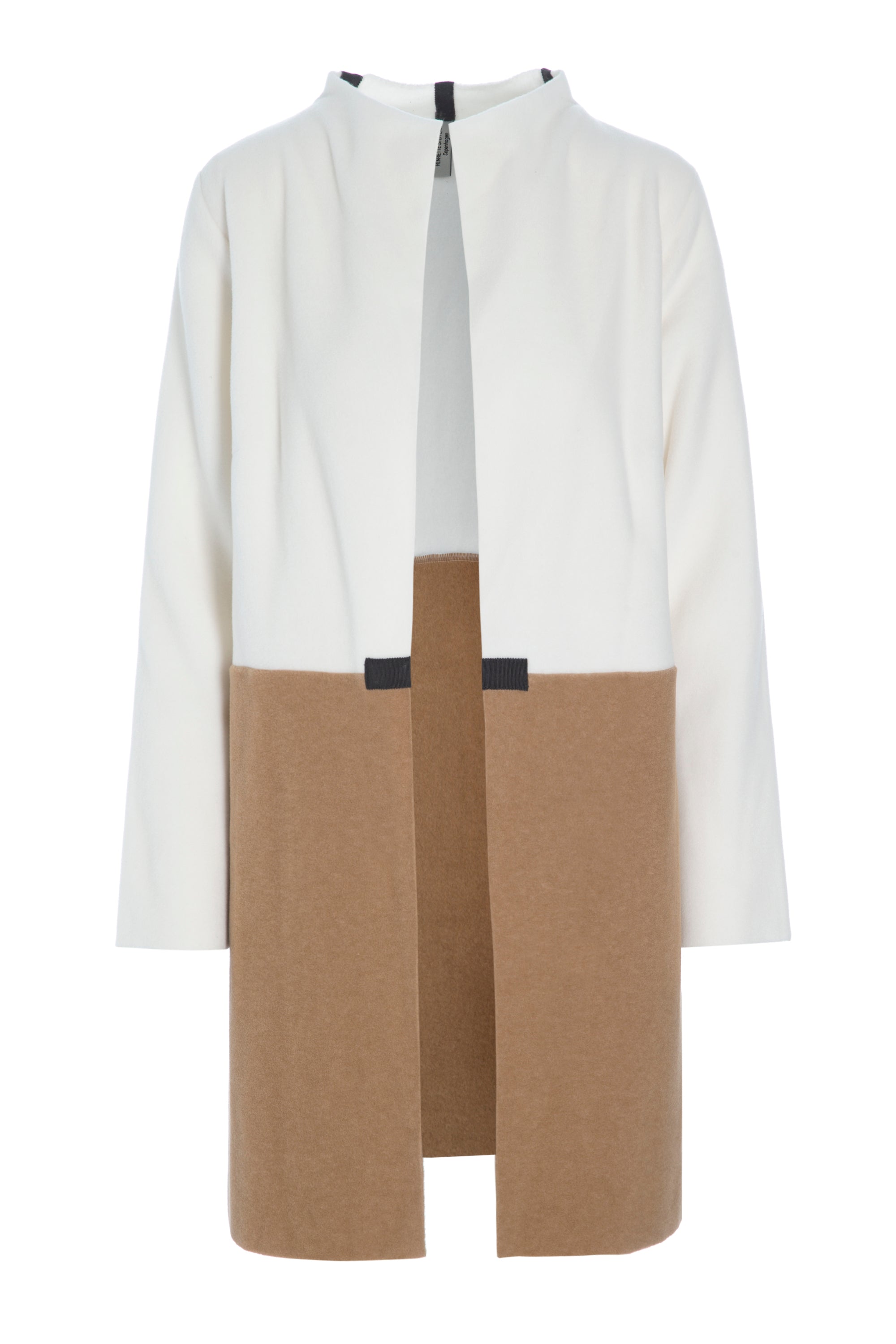 HENRIETTE STEFFENSEN COPENHAGEN CARDIGAN 2 FARBEN - 7133 CARDIGANS OFF WHITE/CAMEL 814