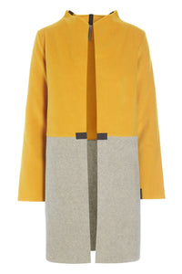 CARDIGAN 2 FARBEN - 7133 - SAFRAN/SAND