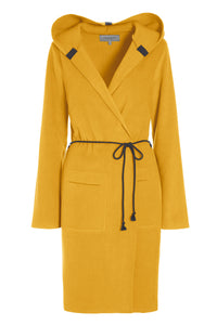 CARDIGAN MIT GÜRTEL - 7151 - SAFRAN