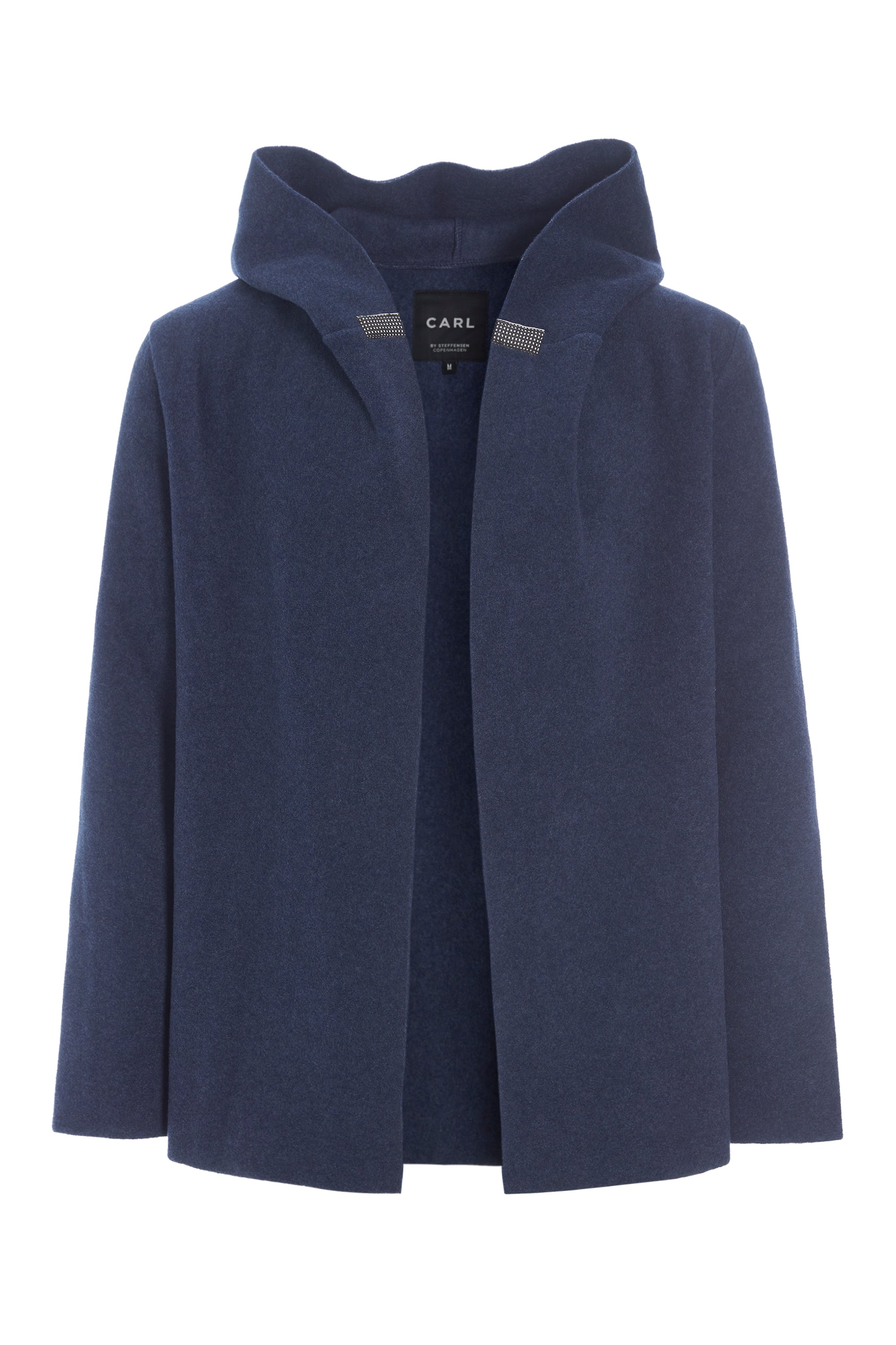 CARL BY STEFFENSEN COPENHAGEN CARDIGAN MIT KAPUZE - 1002C CARDIGANS DENIM 767