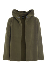 CARDIGAN MIT KAPUZE - 1002C - MOSS