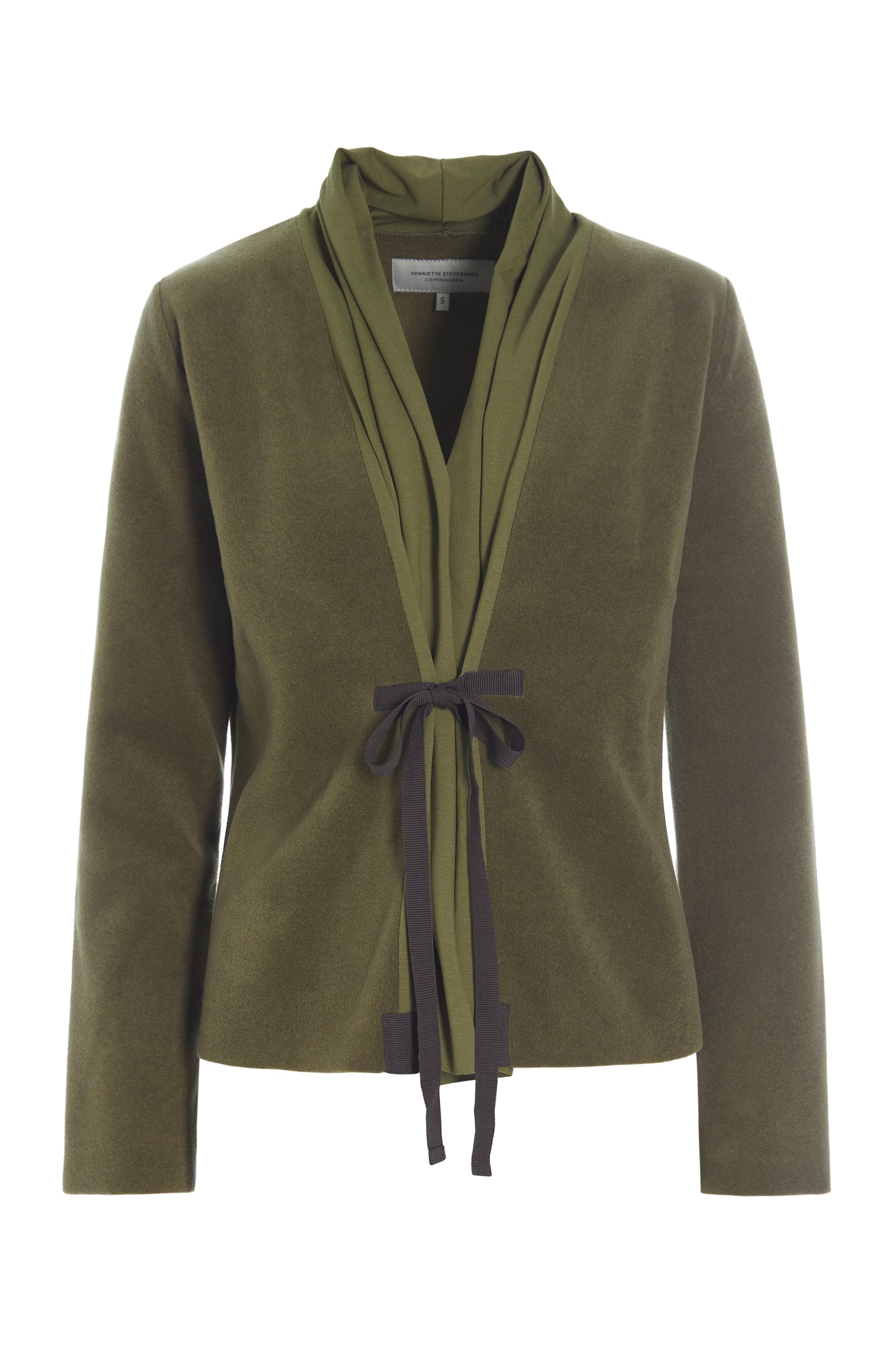 HENRIETTE STEFFENSEN COPENHAGEN CARDIGAN MIX - 7123 CARDIGANS MOSS/MOSS 640