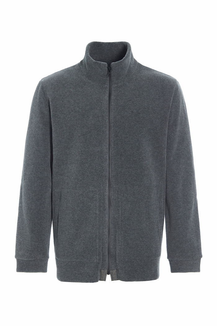 CARL BY STEFFENSEN COPENHAGEN CARDIGAN REIßVERSCHLUSS - 1040C CARDIGANS GREY 905