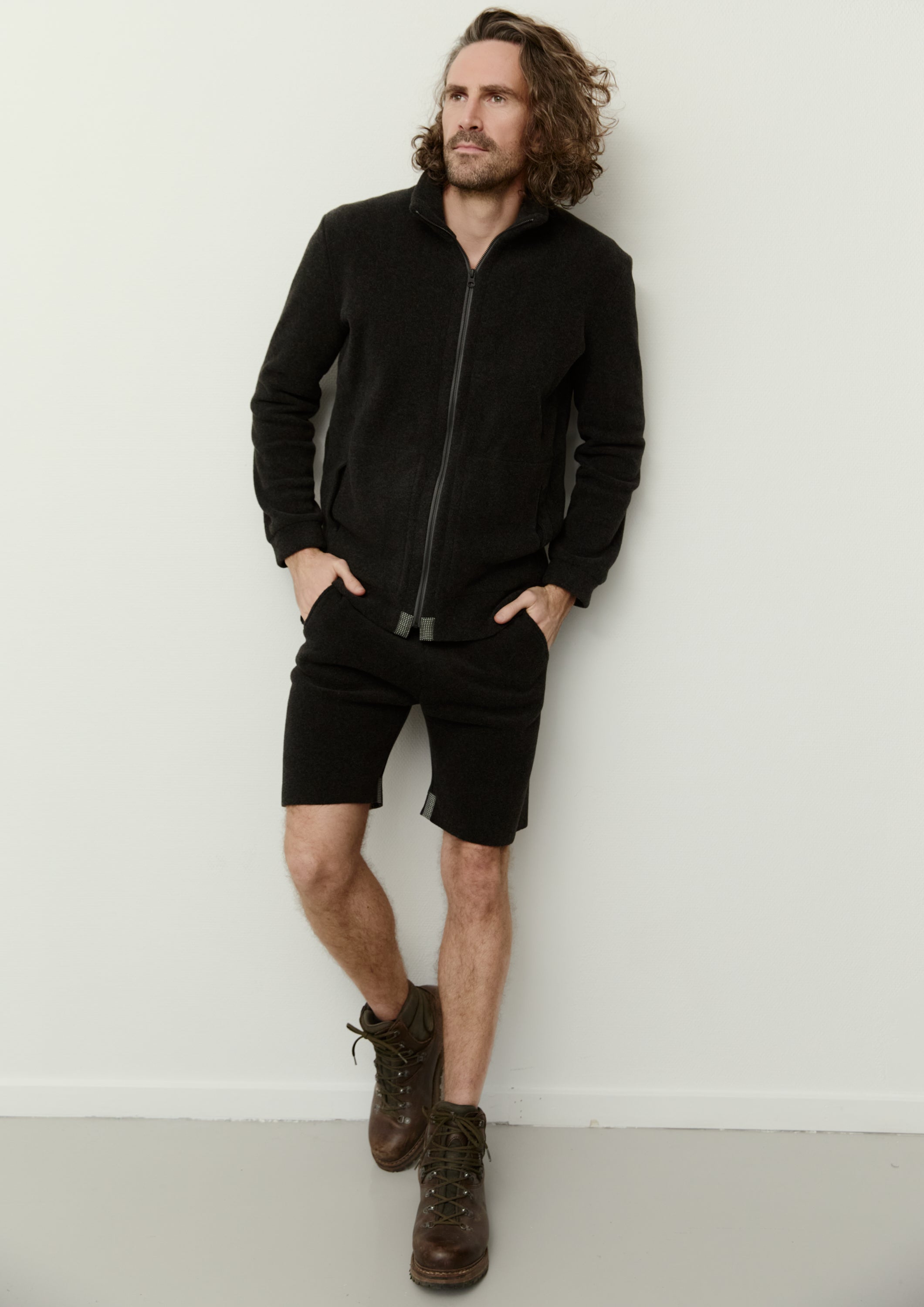 CARL BY STEFFENSEN COPENHAGEN CARDIGAN REIßVERSCHLUSS - 1040C CARDIGANS SOFT BLACK 914