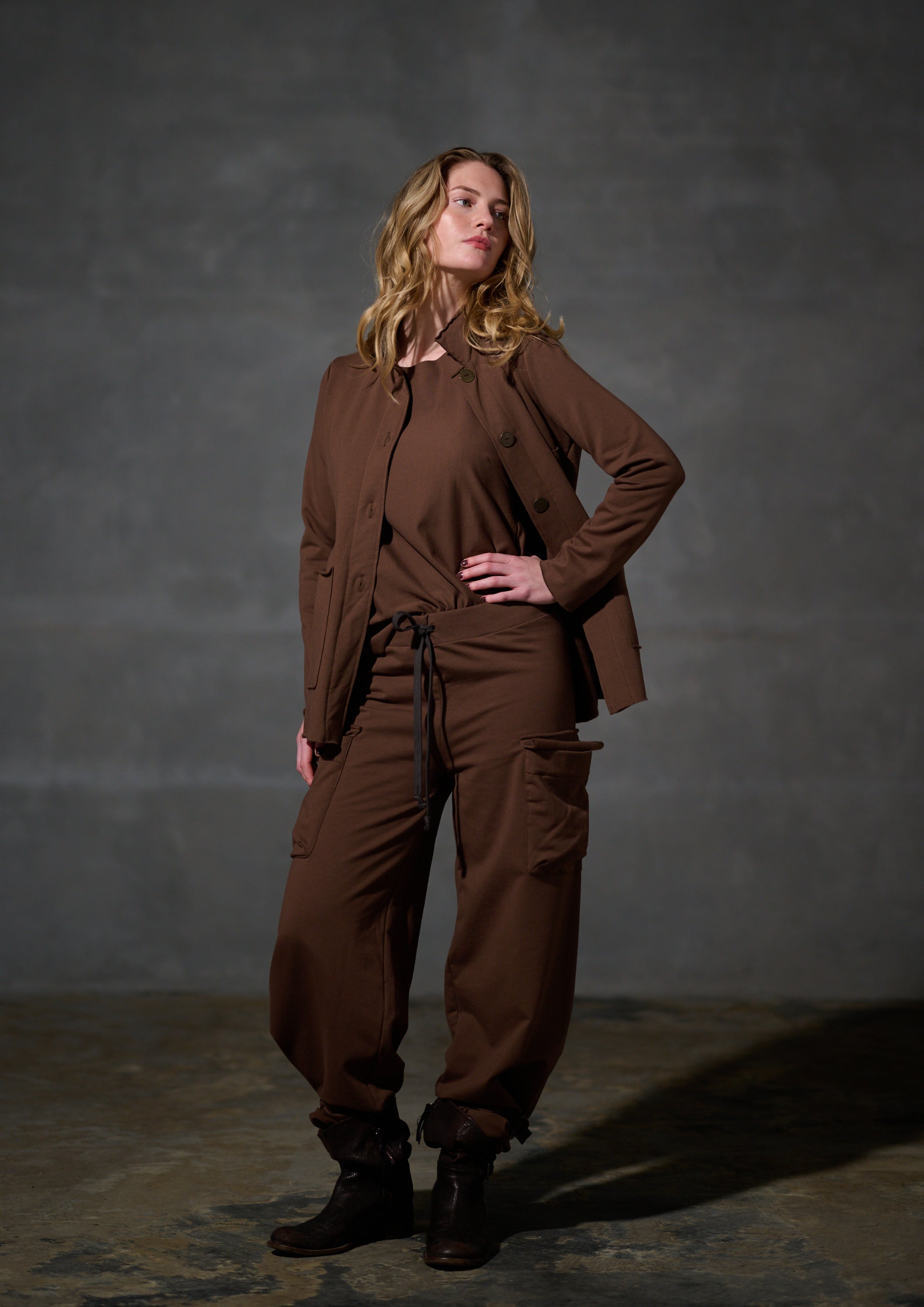 HENRIETTE STEFFENSEN COPENHAGEN CARGO HOSEN - 72017 BUKSER CHOKOLATE 844
