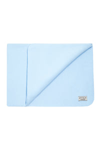 DECKE 100x150 cm - 501 - BABY BLUE