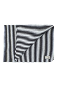 DECKE 100x150 cm - 501 - STRIPES B&W