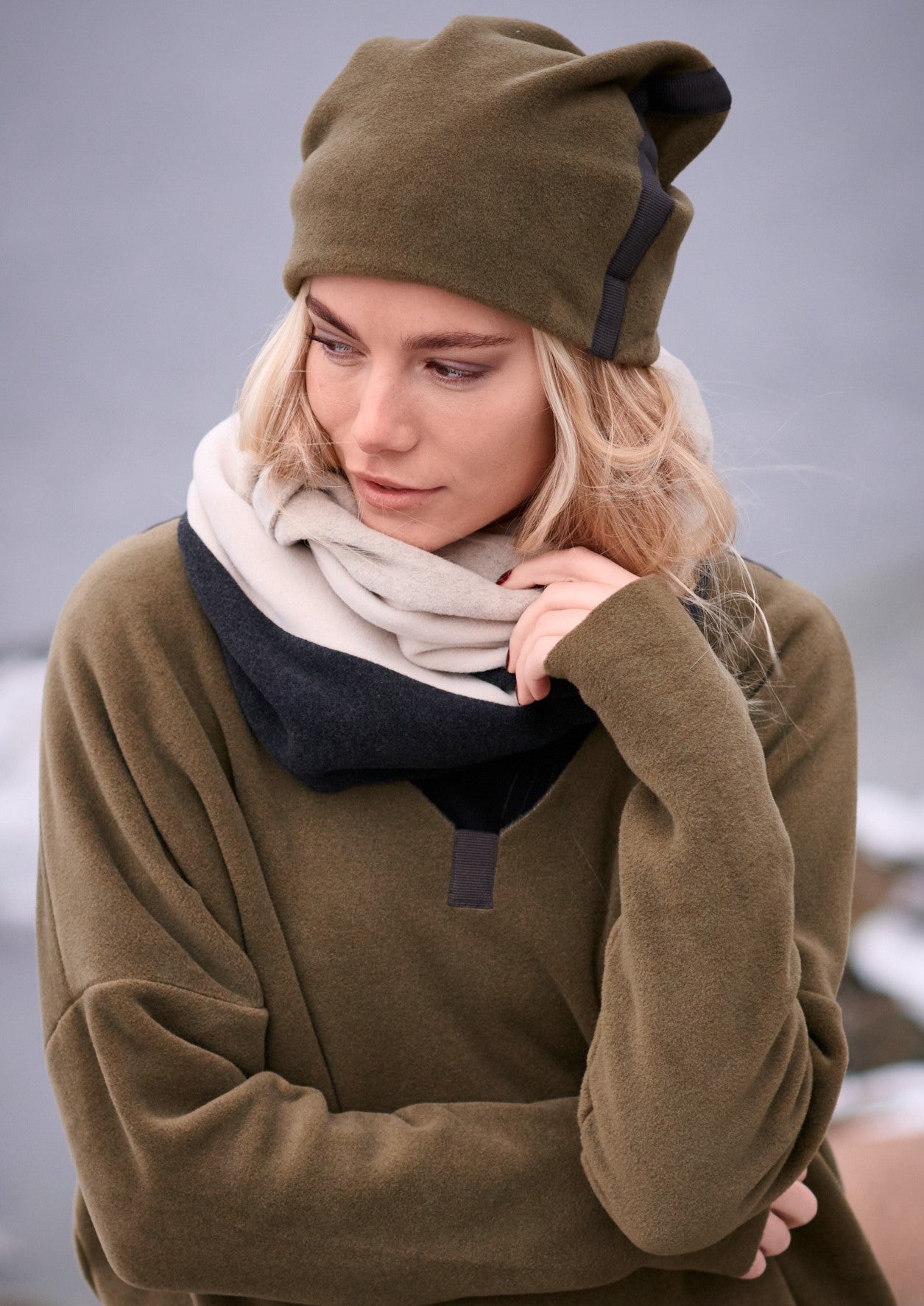 HENRIETTE STEFFENSEN COPENHAGEN DOPPELT GEFALTETER HUT - 5037 HATS MOSS 611