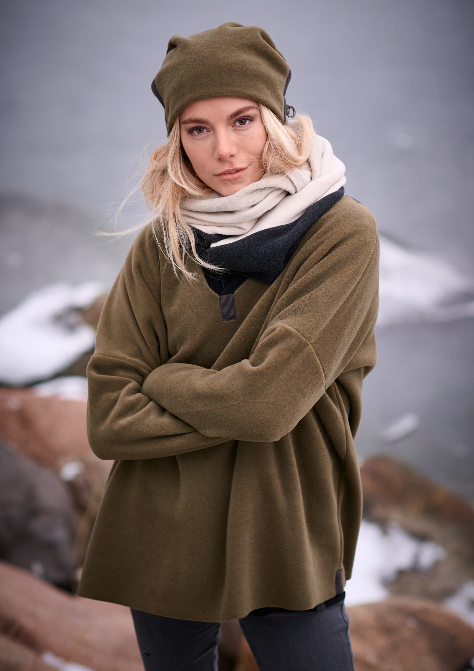 HENRIETTE STEFFENSEN COPENHAGEN DOPPELT GEFALTETER HUT - 5037 HATS MOSS 611