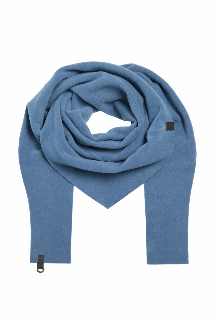 HENRIETTE STEFFENSEN COPENHAGEN DREIECKIGER SCHAL - 4051 SCARFS DUSTY BLUE 794